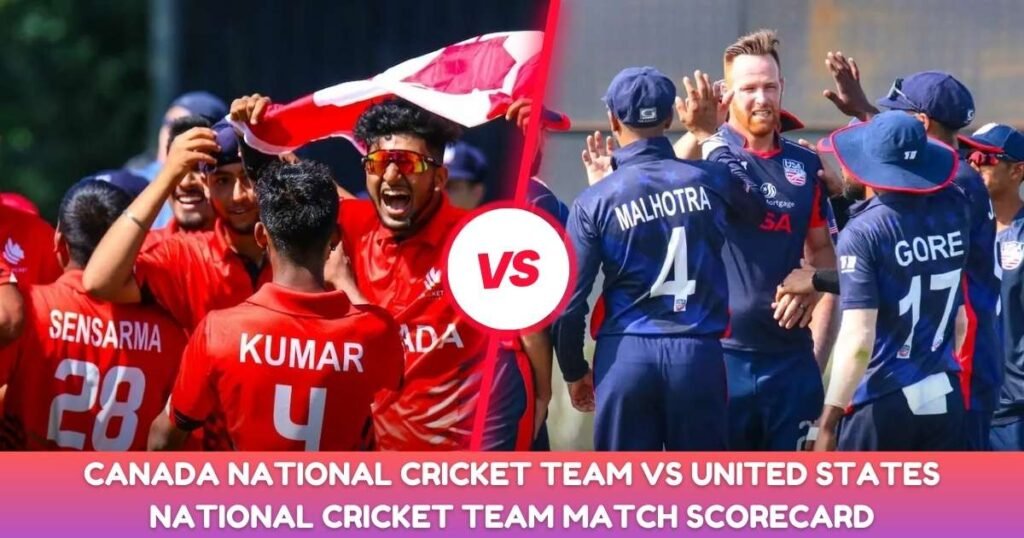 canada national cricket team vs united states national cricket team match scorecard