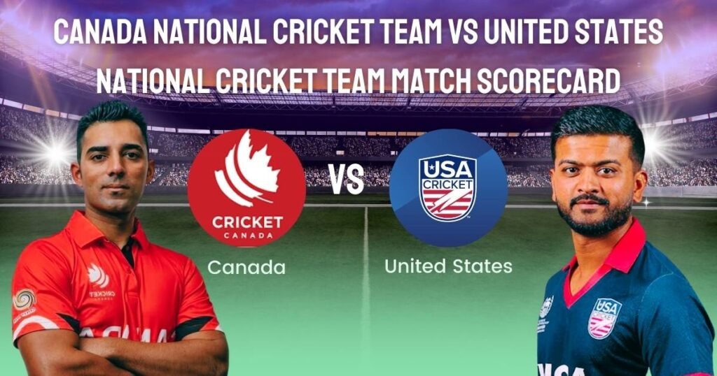 canada national cricket team vs united states national cricket team match scorecard