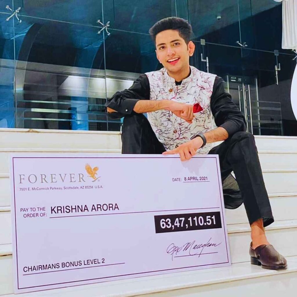 Krishna Arora net worth